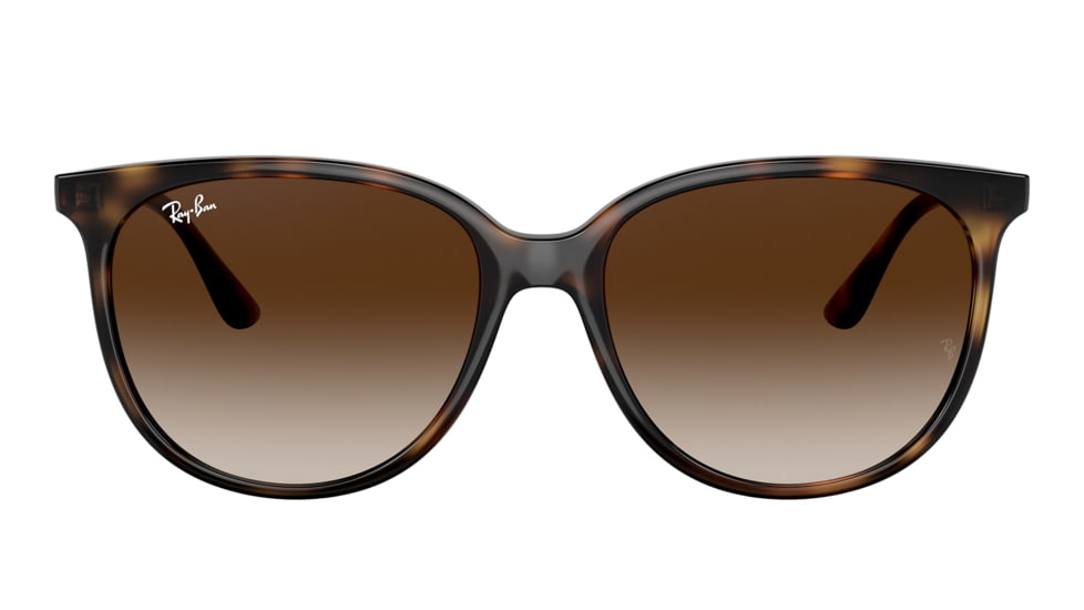 Ray-Ban RB4378 Sunglasses, Havana Frame, Brown Gradient Lens, 54, RB4378-710-13-54