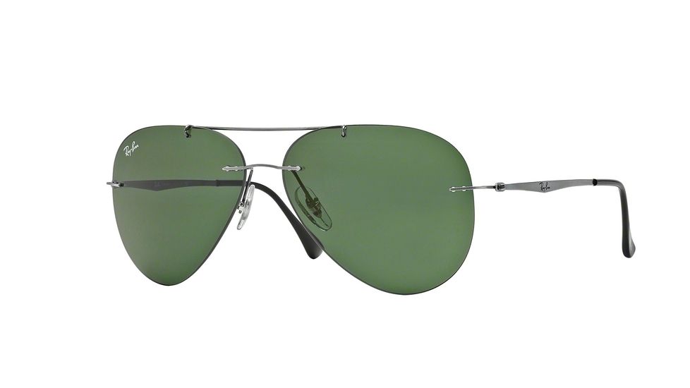 Ray-Ban RB8055 Sunglasses 004/71-56 - Gunmetal Frame, Green Lenses