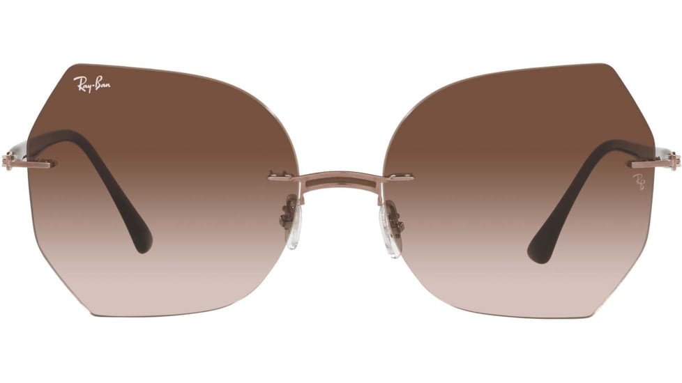 Ray-Ban RB8065 Sunglasses, Brown On Light Brown, 62, RB8065-155-13-62