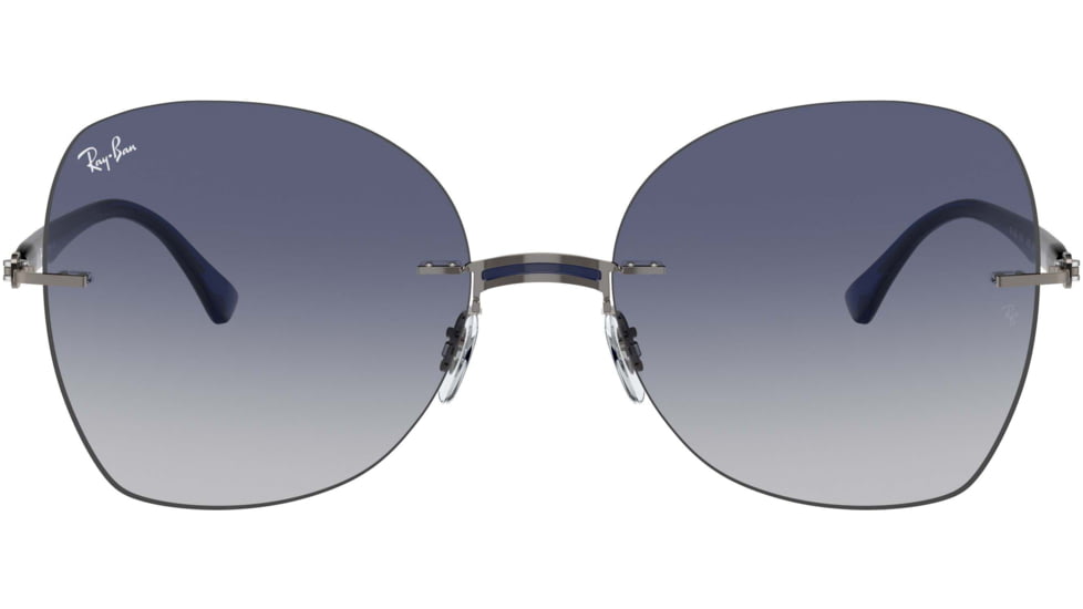 Ray-Ban RB8066 Sunglasses 004/4L-58 - , Light Grey Gradient Dark Blue Lenses