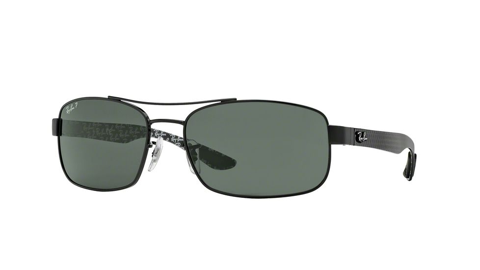 Ray-Ban RB8316 Single Vision Prescription Sunglasses RB8316-002-N5-62 - Lens Diameter 62 mm, Frame Color Black