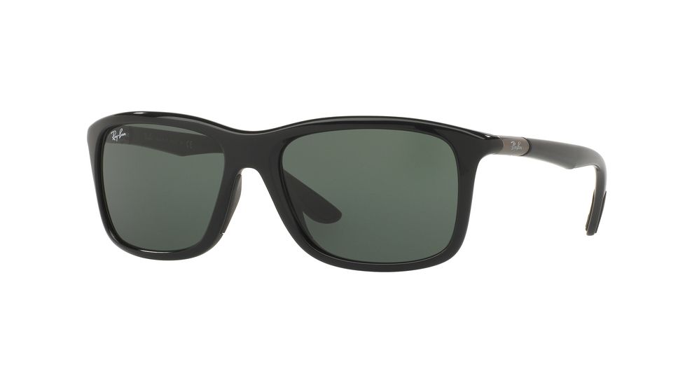 Ray-Ban RB8352F Single Vision Prescription Sunglasses RB8352F-621971-57 - Lens Diameter 57 mm, Frame Color Black