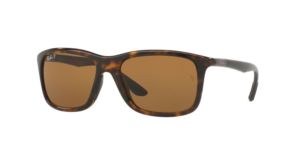 Ray-Ban RB8352F Single Vision Prescription Sunglasses RB8352F-622183-57 - Lens Diameter 57 mm, Frame Color Havana