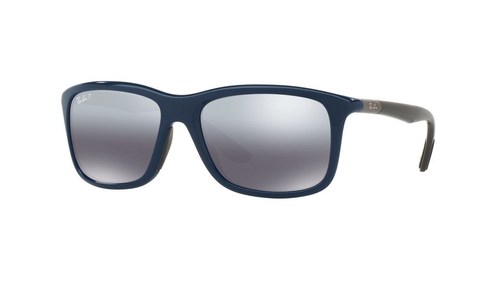Ray-Ban RB8352F Single Vision Prescription Sunglasses RB8352F-622282-57 - Lens Diameter 57 mm, Frame Color Blue