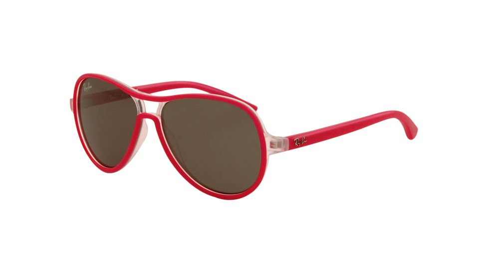 Ray-Ban RJ9055S Sunglasses 193/87-5012 - Cyclamen Frame, Transparent Gray Lenses