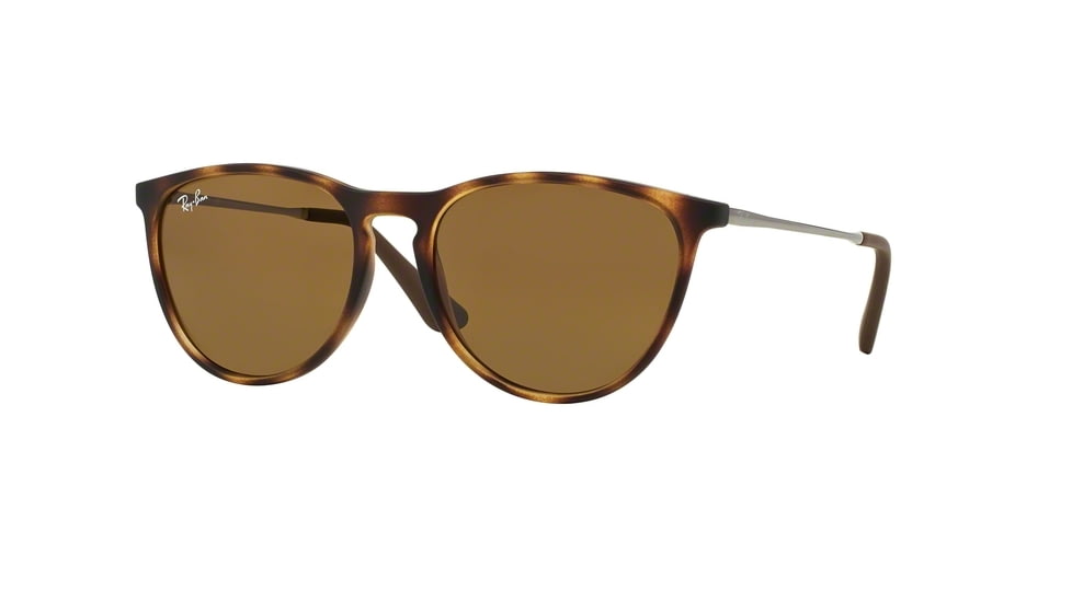 Ray-Ban RJ9060S Sunglasses 700673-50 - Rubber Havana Frame, Dark Brown Lenses