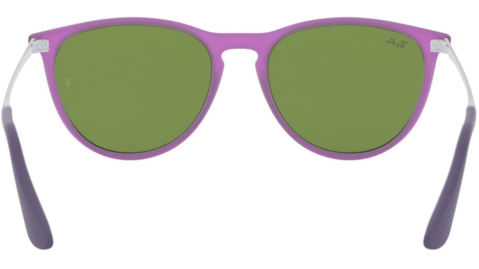 Ray-Ban RJ9060S Sunglasses 70084V-50 - Violet Fluo Trasp Rubber Frame, Grey Mirror Violet Lenses