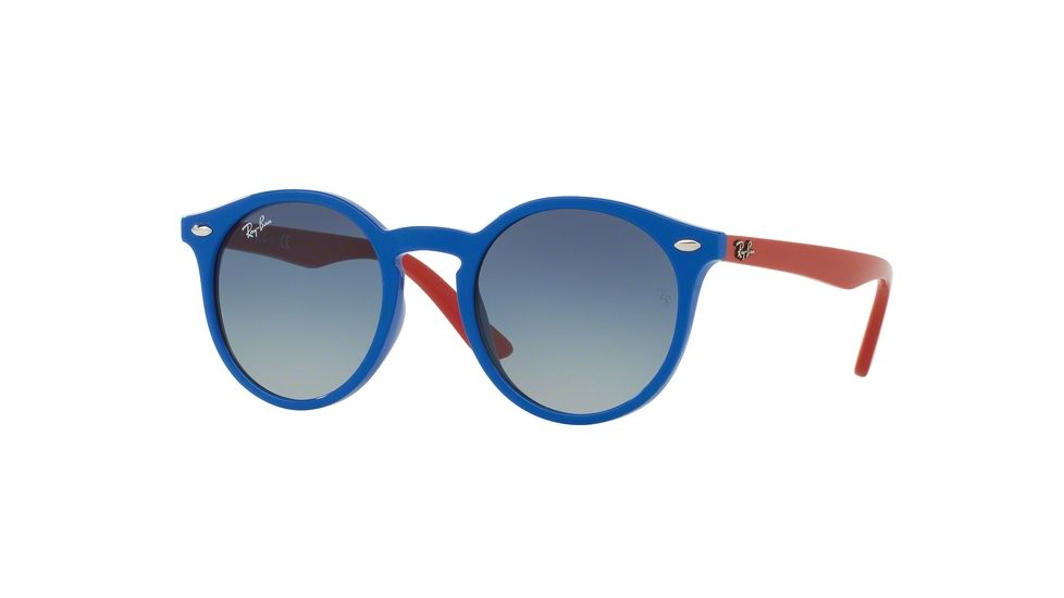 Ray-Ban RJ9064S Progressive Prescription Sunglasses RJ9064S-70204L-44 - Lens Diameter 44 mm, Frame Color Blue