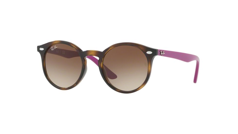 Ray-Ban RJ9064S Progressive Prescription Sunglasses, 44mm, Havana, RJ9064S-704113-44-PRO