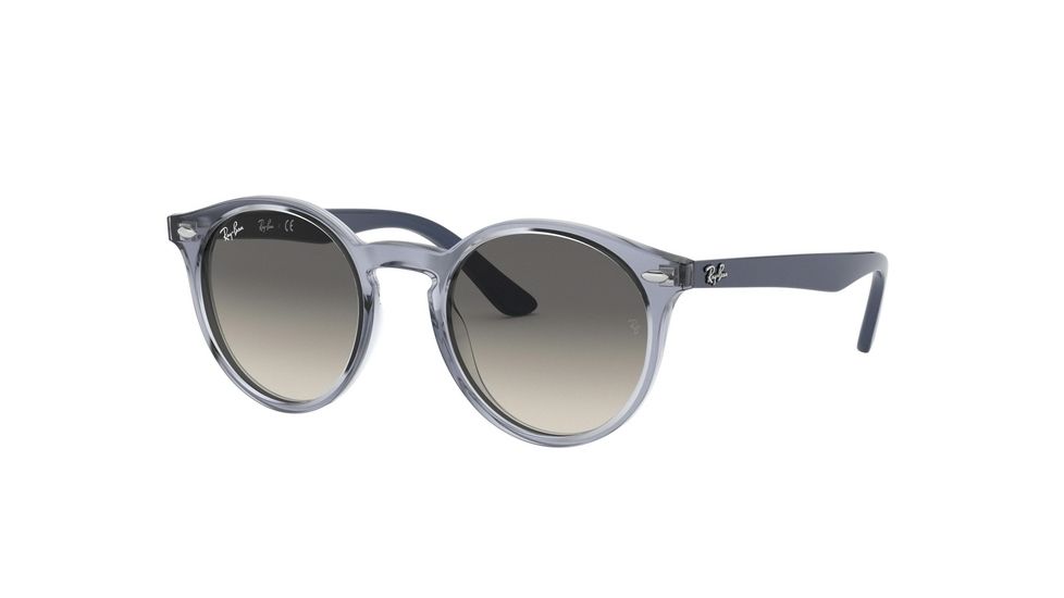 Ray-Ban RJ9064S Progressive Prescription Sunglasses, 44mm, Blue, RJ9064S-705011-44-PRO