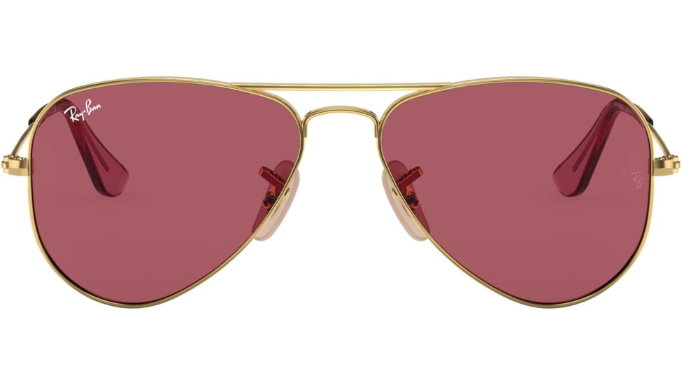 Ray-Ban RJ9506S Aviator Sunglasses - Kids, Arista, Dark Violet, 50, RJ9506S-281-75-50