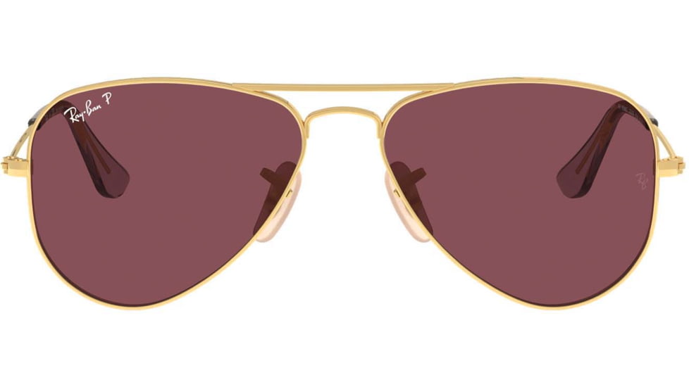 Ray-Ban RJ9506S Aviator Sunglasses - Kids, Polarized, Arista, Purple, 50, RJ9506S-223-5Q-50