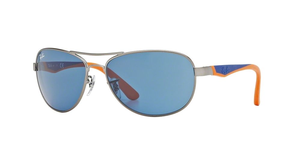 Ray-Ban RJ9534S Bifocal Prescription Sunglasses RJ9534S-241-80-54 - Lens Diameter 54 mm, Frame Color Matte Gunmetal