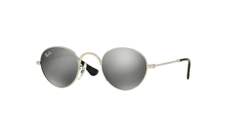 Ray-Ban RJ9537S Progressive Prescription Sunglasses RJ9537S-212-6G-40 - Lens Diameter 140 mm, Lens Diameter 40 mm, Frame Color Shiny Silver