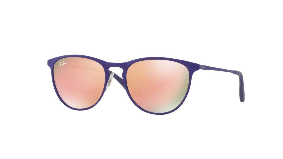 Ray-Ban RJ9538S Sunglasses 252/2Y-50 - Rubber Brown/violet Frame