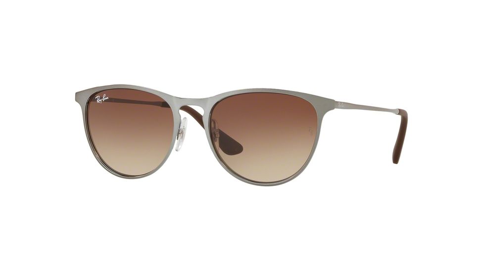 Ray-Ban RJ9538S Sunglasses 268/13-50 - Brushed Gunmteal Frame, Brown Gradient Lenses