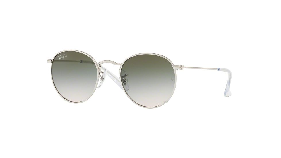 Ray-Ban RJ9547S Prescription Sunglasses, 44mm, Silver, RJ9547S-212-2C-44-SV