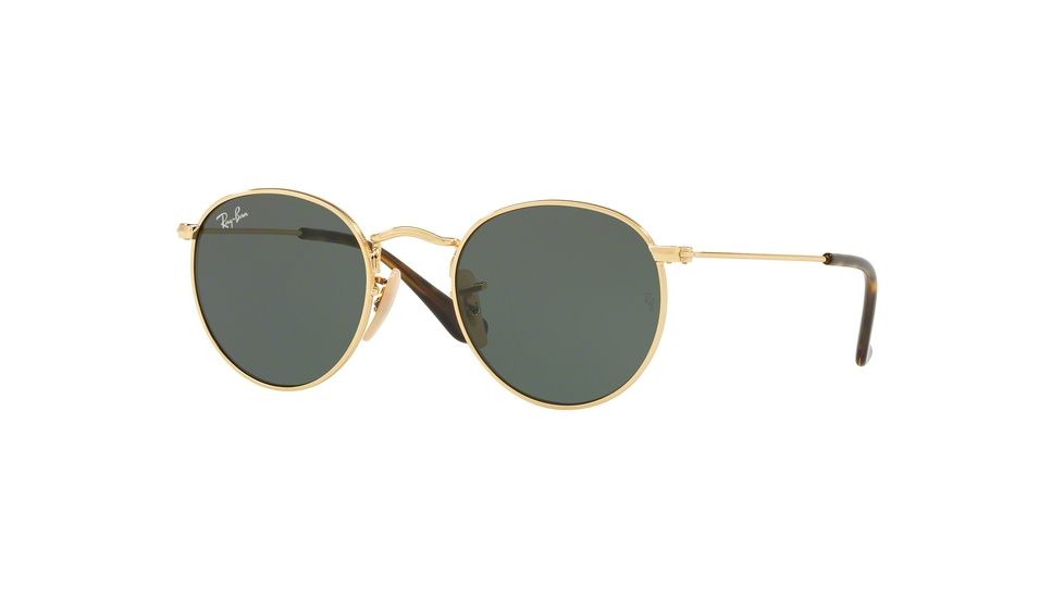 Ray-Ban RJ9547S Prescription Sunglasses, 44mm, Gold, RJ9547S-223-71-44-SV