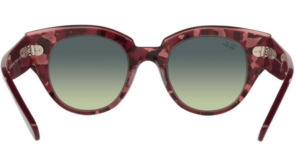 Ray-Ban Roundabout RB2192 Sunglasses, Havana On Transparent Purple, 47, RB2192-1323BH-47