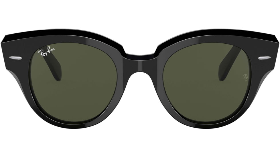 Ray-Ban Roundabout RB2192F Sunglasses, Black, 47, RB2192F-901-31-47