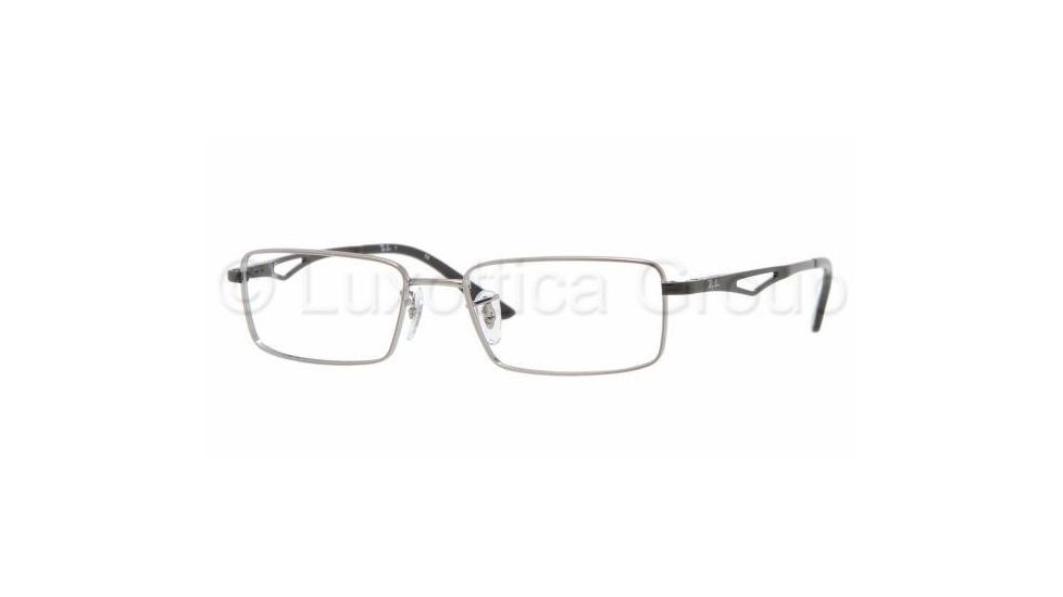 Ray-Ban RX6162 Progressive Eyeglasses - Gunmetal Top Black Frame / 53 mm Prescription Lenses, 2502-5317