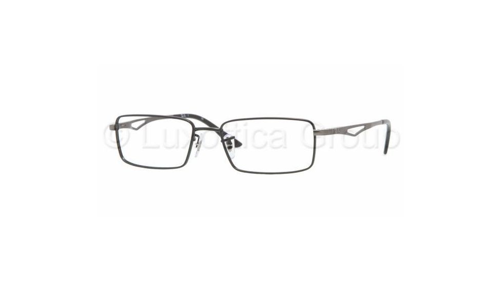 Ray-Ban RX6162 Progressive Eyeglasses - Matte Black/Matte Gunmetal Frame / 53 mm Prescription Lenses, 2576-5317