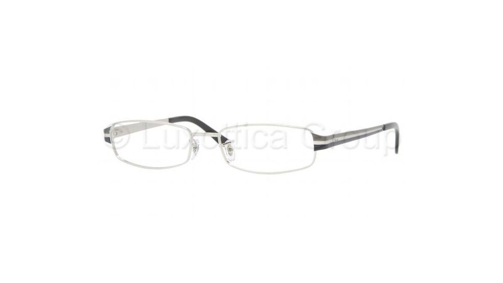 Ray-Ban RX6168 Progressive Eyeglasses - Silver Demo Lens Frame / 53 mm Prescription Lenses, 2614-5317