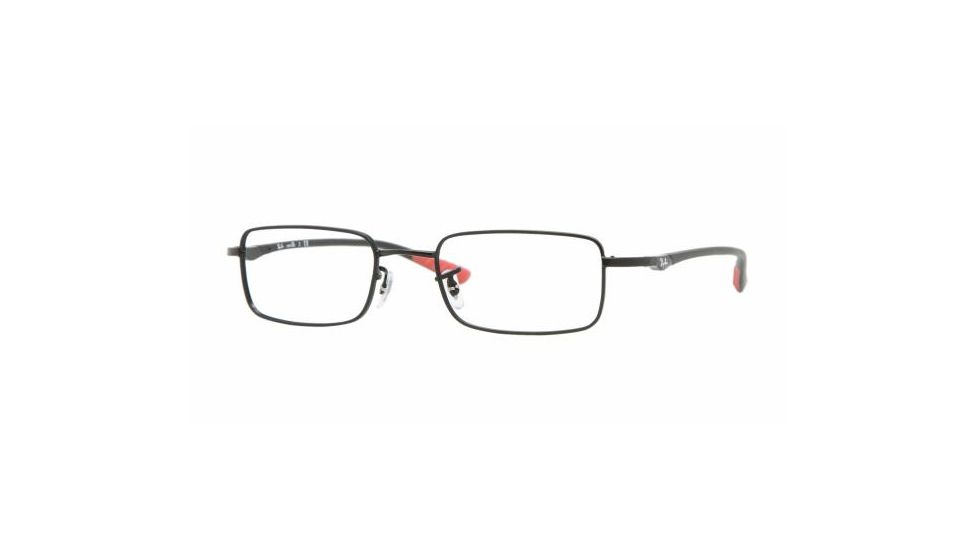 Ray-Ban RX 7511 Eyeglasses Styles - Matte Black Frame w/Non-Rx 49 mm Diameter Lenses, 1012-4919