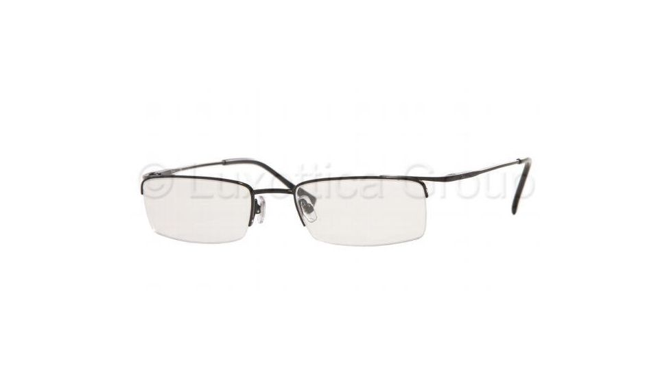 Ray-Ban RX 8582 Eyeglasses Styles - Shiny Black Frame w/Non-Rx 49 mm Diameter Lenses, 1017-4919