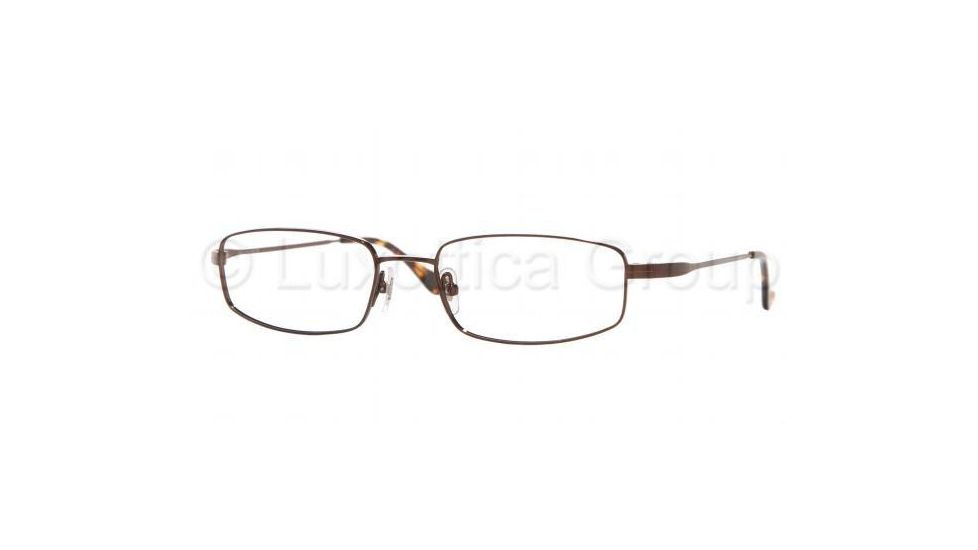 Ray-Ban RX 8611 Eyeglasses Styles - Dark Brown Frame w/Non-Rx 52 mm Diameter Lenses, 1020-5218
