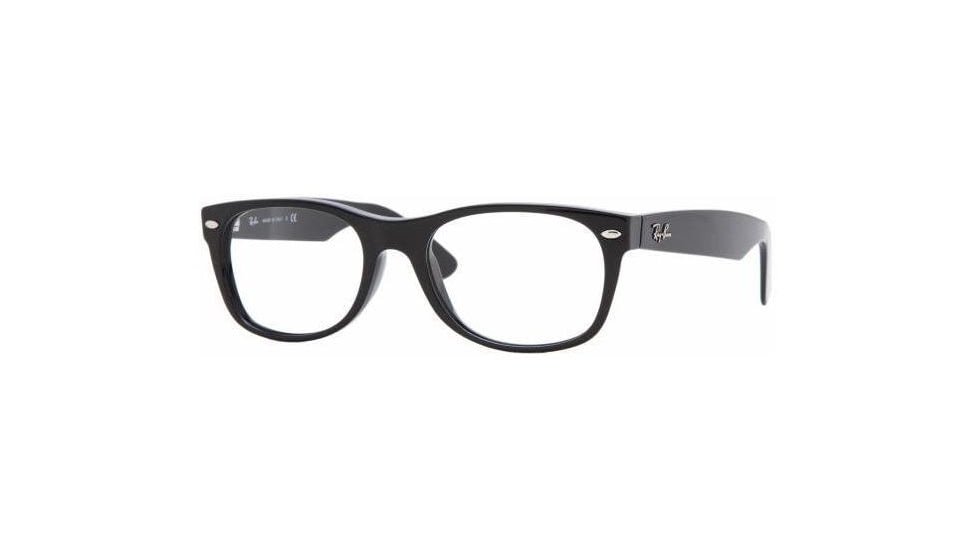 Ray Ban Rx5184 Bifocal Eyeglasses Shiny Black Frame 52 Mm Prescription Lenses 2000 5218