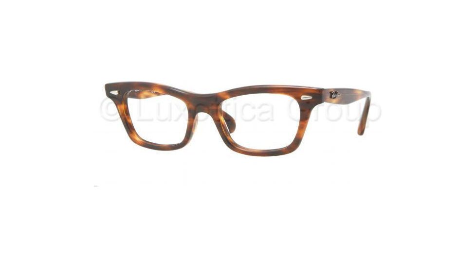 Ray-Ban RX5281 Eyeglass Frames 2144-4919 - Striped Havana Frame