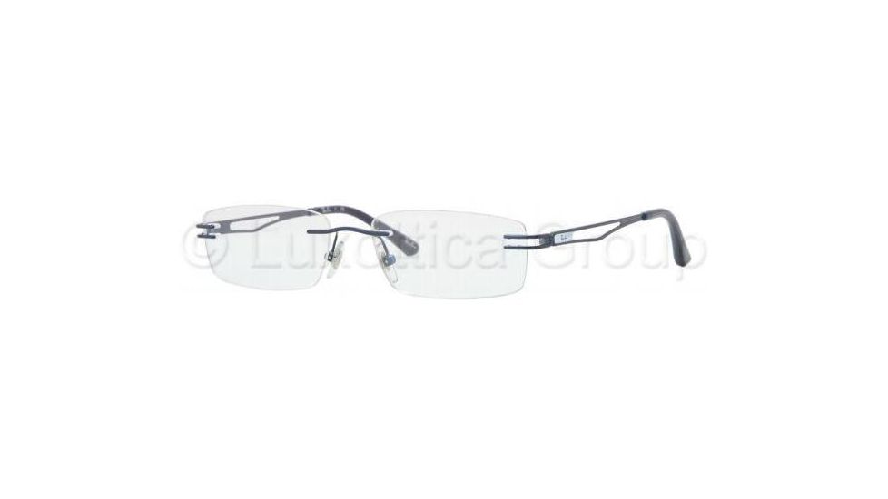 Ray-Ban RX6213 Progressive Prescription Eyeglasses 2510-5116 - Matte Dark Blue 