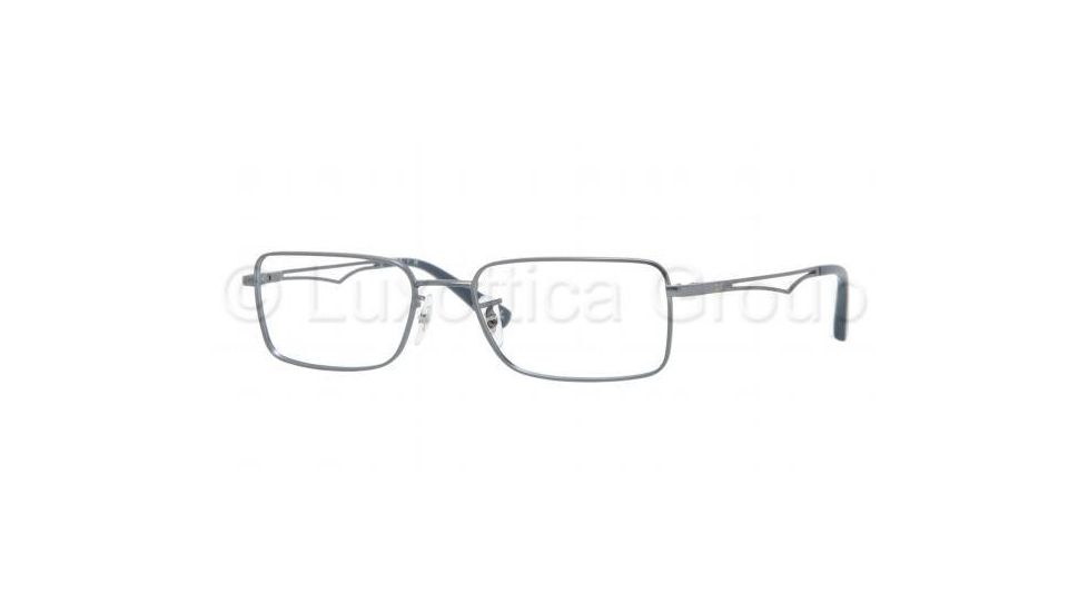Ray-Ban RX6223 Progressive Prescription Eyeglasses 2710-5117 - Matte Blue Frame, Demo Lenses
