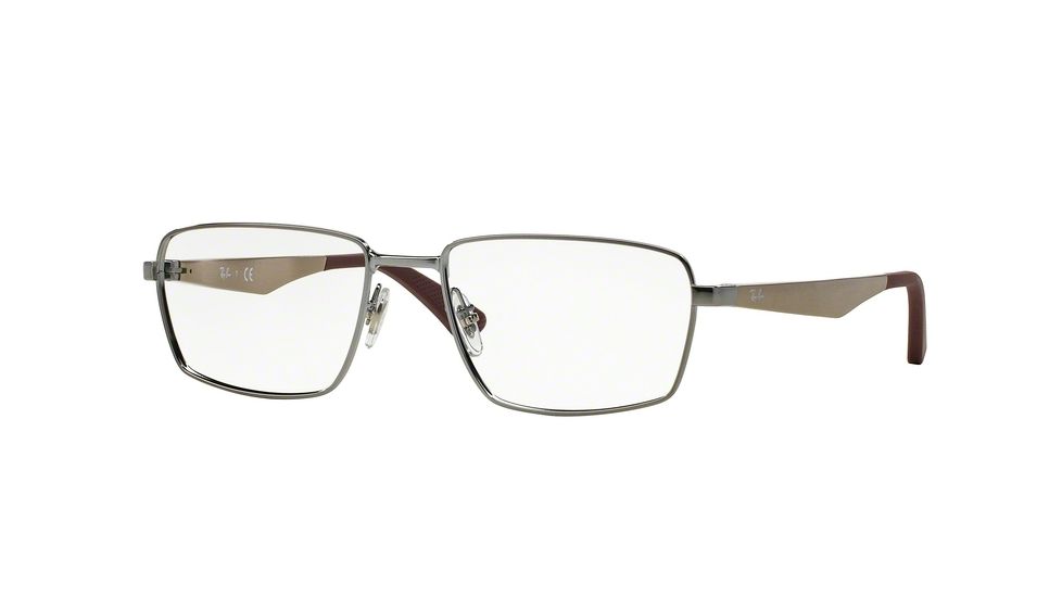 Ray-Ban RX6334 Bifocal Prescription Eyeglasses 2854-53 - Shiny Gunmetal Frame