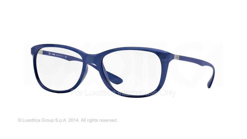 Ray-Ban RX7024 Bifocal Prescription Eyeglasses 5207-56 - Matte Blue Frame