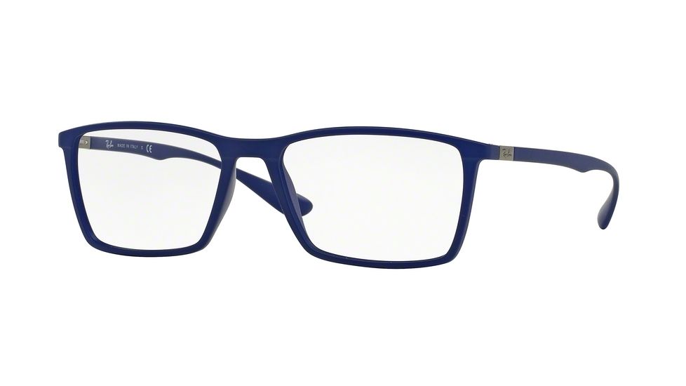Ray-Ban RX7049F Eyeglass Frames 5439-56 - Matte Blue Frame