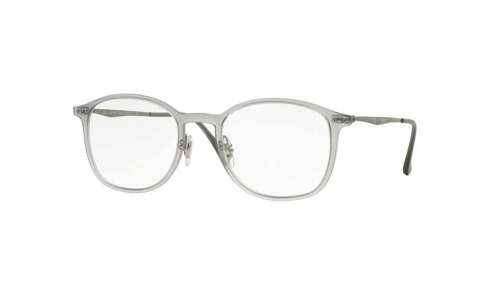 Ray-Ban RX7051 Progressive Prescription Eyeglasses 5482-47 - Matte Grey Frame