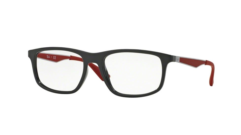 Ray-Ban RX7055 Progressive Prescription Eyeglasses 5418-53 - Shiny Grey Frame