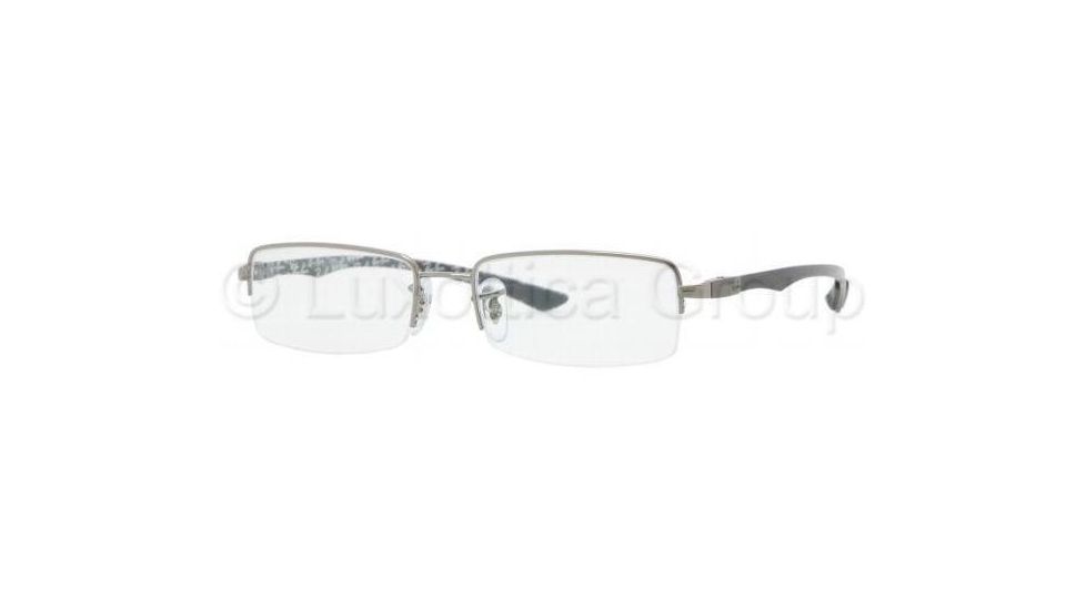 Ray-Ban RX8407 Progressive Prescription Eyeglasses 2709-5017 - Gunmetal Frame