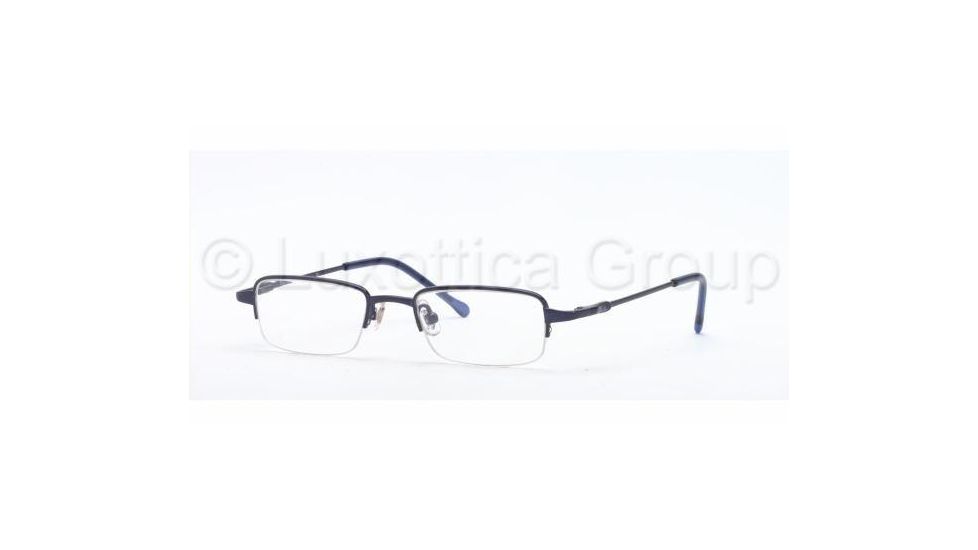 Ray-Ban RY 1002T Eyeglasses Styles - Metallic Blue Frame w/Non-Rx 45 mm Diameter Lenses, 3002-4517
