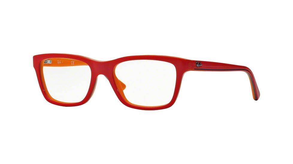 Ray-Ban RY1536 Eyeglass Frames 3599-48 - Coral/Orange Frame