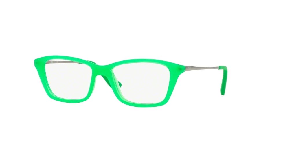 Ray-Ban RY1540 Bifocal Prescription Eyeglasses 3619-46 - Green Fluo Trasparent Rubber Frame