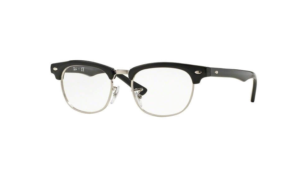Ray-Ban RY1548 Progressive Prescription Eyeglasses 3542-45 - Shiny Black Frame