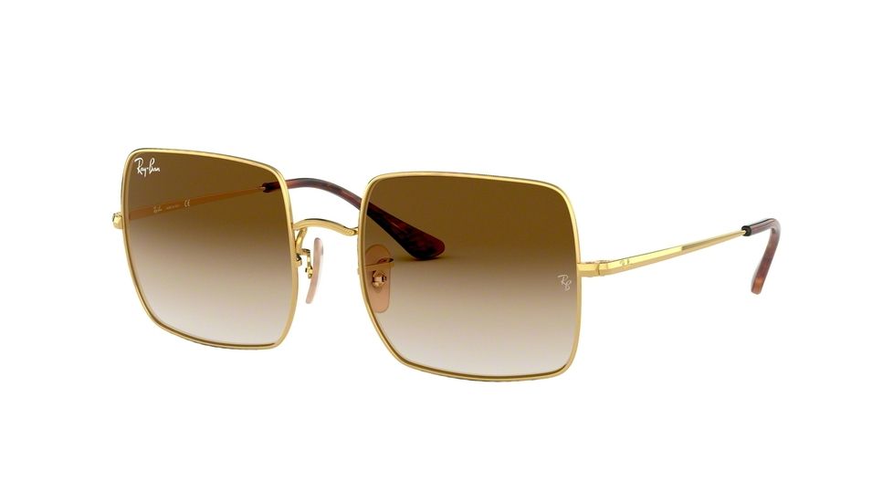 Ray-Ban SQUARE RB1971 Sunglasses 914751-54 - , Clear Gradient Brown Lenses