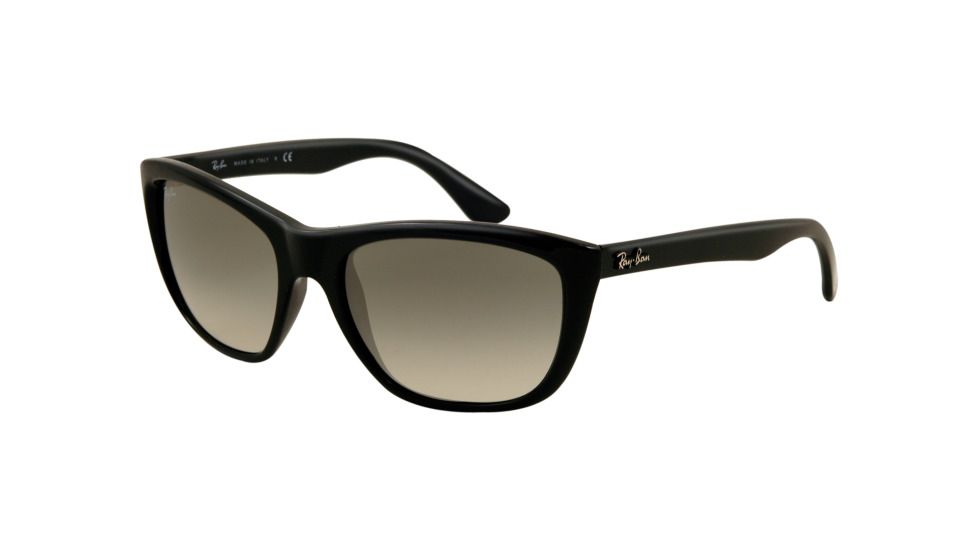 Ray-Ban RB4154 Sunglasses 601/32-5718 - Black Crystal Gray Gradient 
