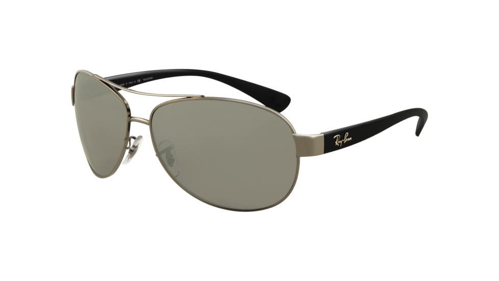 Ray-Ban Sunglasses RB3386 004/82-6313 - Gunmetal Polarized Gray Mirror Silver Grad.