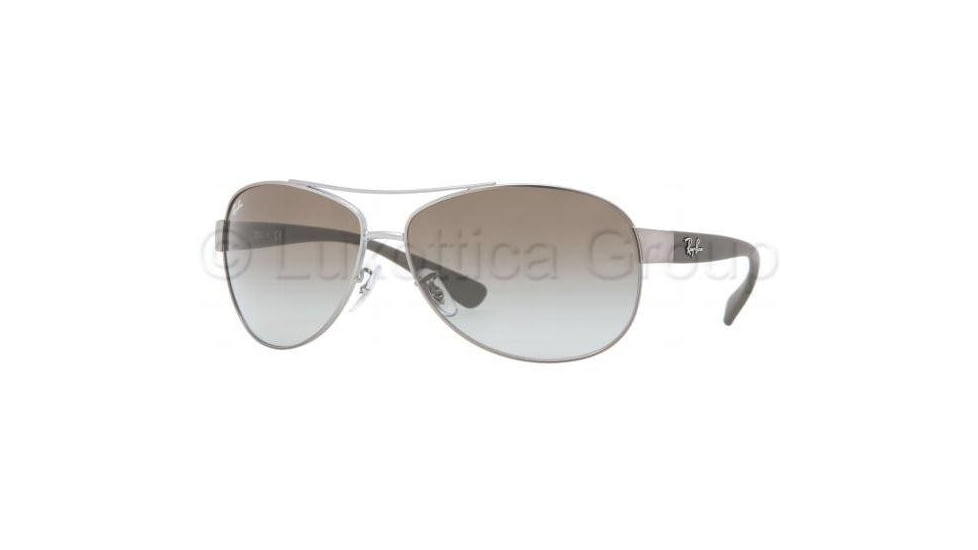 Ray-Ban Sunglasses RB3386 029/7Z-6713 - Matte Gunmetal Frame, Green Gradient Lenses, 67mm Lens Diameter