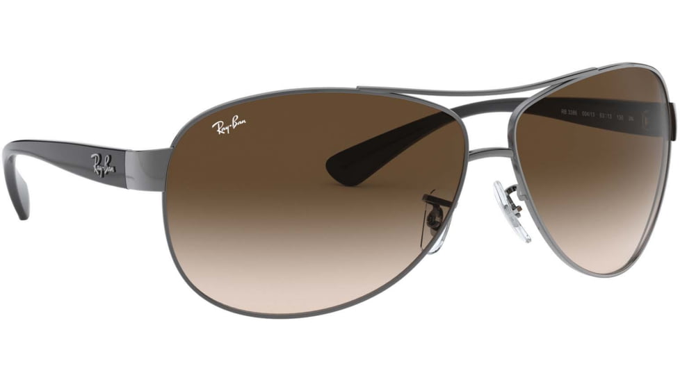 Ray-Ban Sunglasses RB3386 - Gunmetal Frame / Brown Gradient 67 mm Diameter Lenses, 004-13-6713