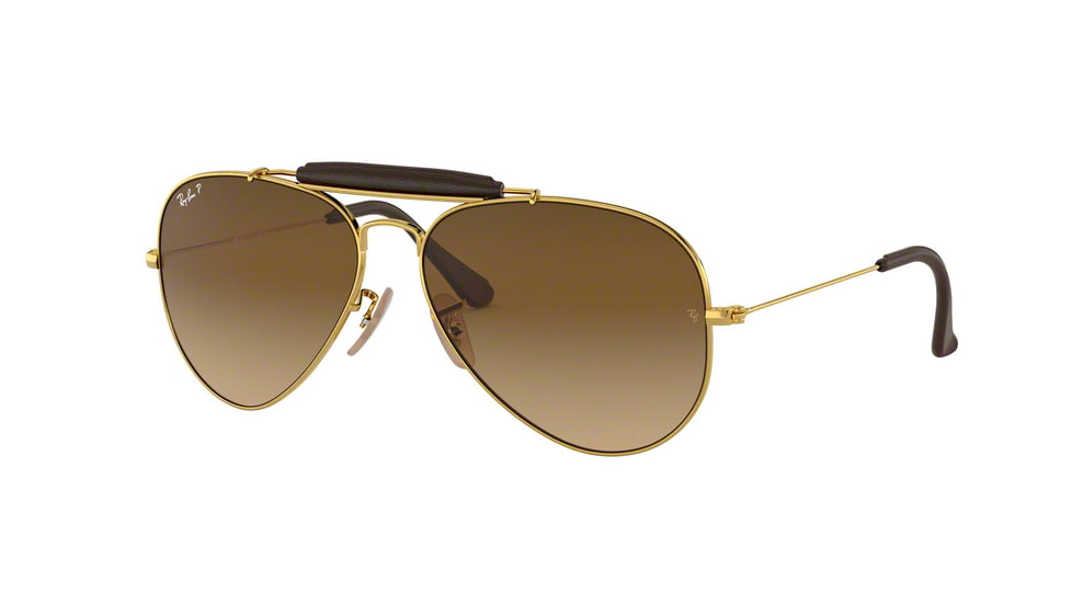Ray-Ban Sunglasses RB3422Q 001/M2-58 - , Polar Brown Gradient Lenses